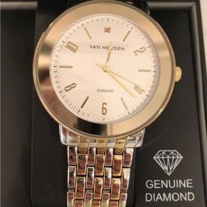 New Gold And Silver Plated Men’s Watch By Van Heusen